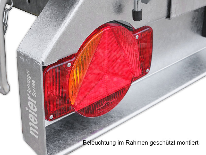Humbaur Dreiseitenkipper Typ HTK, 3500 kg, mit Alu-Bordwandaufsatz - Meier Anhänger AG